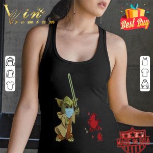 Star war Baby Yoda fighting Coronavirus shirt