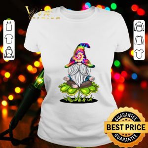 Yoga Gnome Hippie colors shirt