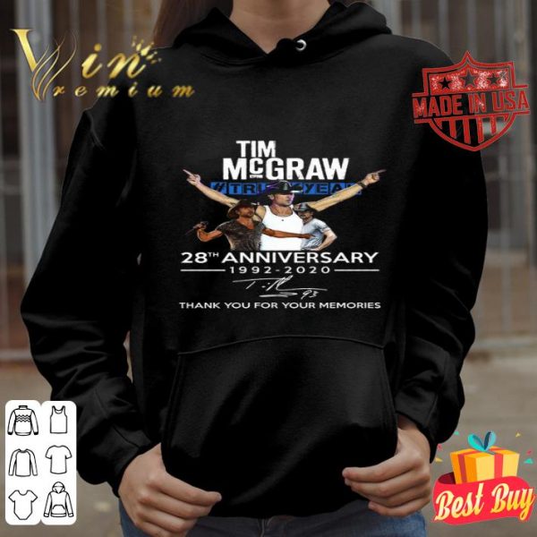 Tim McGraw Truck Yeah 28th anniversary 1992-2020 signature shirt