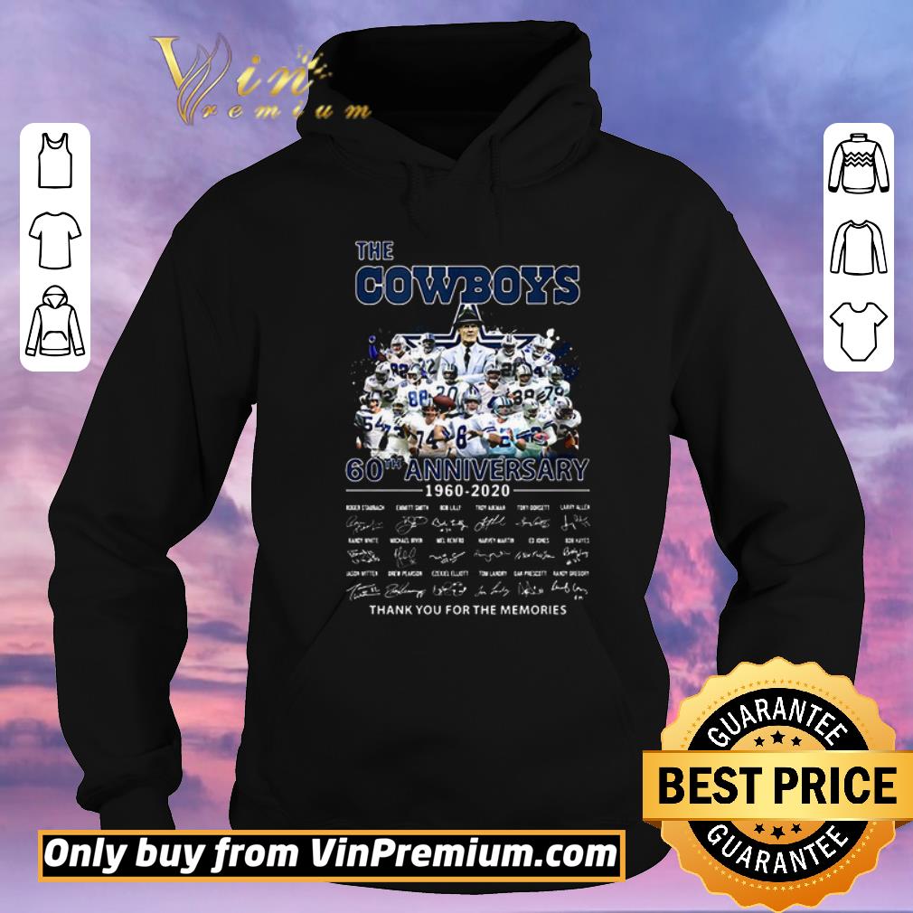 605a18a2 nice the dallas cowboys 60th anniversary 1960 2020 thank for memories signatures shirt sweater 4 - Nice The Dallas Cowboys 60th anniversary 1960 – 2020 thank for memories signatures shirt sweater