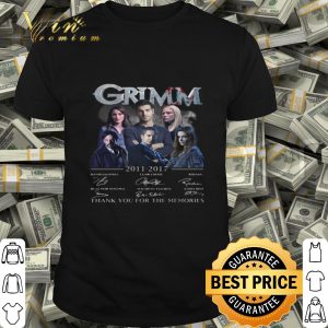 Grimm 2011-2017 all signature thank you for the memories shirt