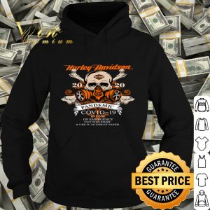 Skull Motor Harley-Davidson Cycles 2020 Pandemic COVID-19 shirt