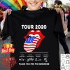 The Rolling Stones Tour 2020 Signatures American Flag shirt