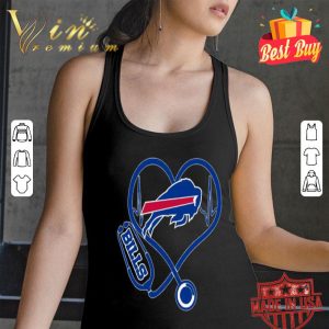 Love Stethoscopes Buffalo Bills heart shirt