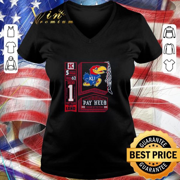 Awesome Rock Chalk Kansas Jayhawks pay heed beware of the phog shirt