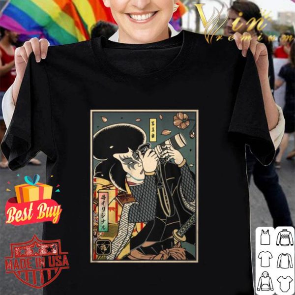 Samurai Photographer Poster shirt