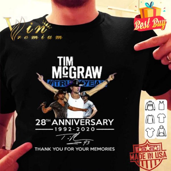 Tim McGraw Truck Yeah 28th anniversary 1992-2020 signature shirt