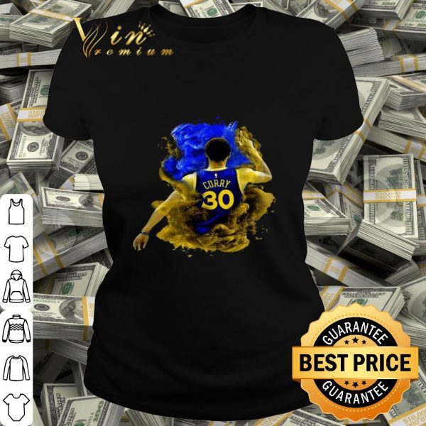 30 Stephen Curry Golden State Warriors watercolor shirt