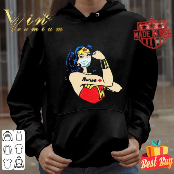 Strong Wonder Woman mask Nurse Coronavirus shirt
