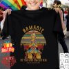 Namaste 2020 The year when shit got real Quarantined vintage shirt
