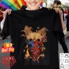 Chihuahua Mask American flag and fire Covid-19 shirt