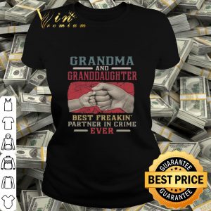 Grandma And Granddaughter Best Freakin Partner In Crime Vintage shirt
