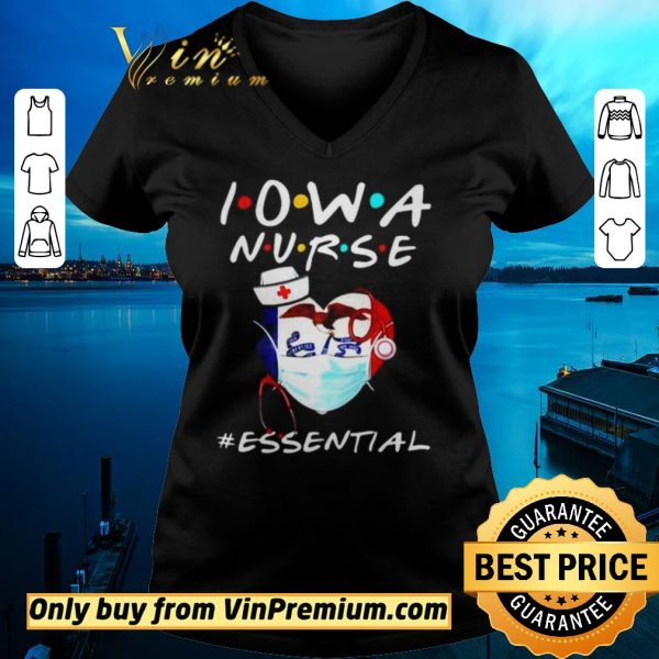Original Iowa nurse essential heart shirt sweater