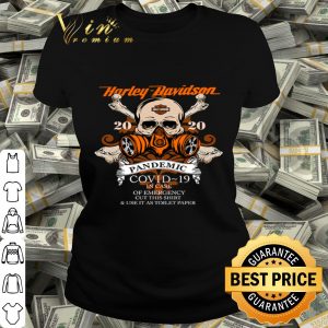 Skull Motor Harley-Davidson Cycles 2020 Pandemic COVID-19 shirt
