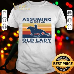 Assuming I’m just an old lady was your first mistake vintage shirt