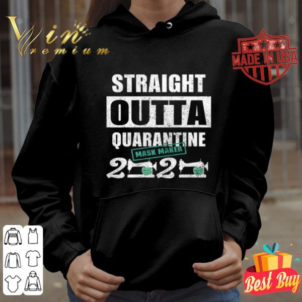 Straight outta quarantine mask maker 2020 Coronavirus shirt