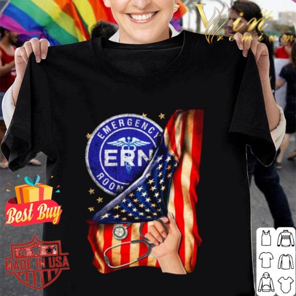 Emergency Room and American Flag shirt