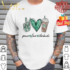 Peace love Starbucks diamond shirt