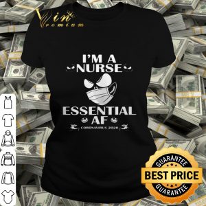 I’m nurse essential AF Coronavirus 2020 version Jack Skellington shirt