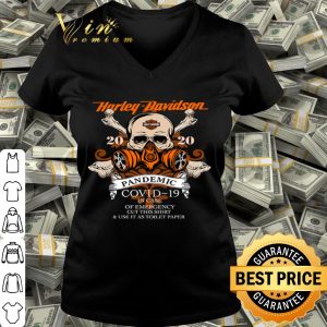 Skull Motor Harley-Davidson Cycles 2020 Pandemic COVID-19 shirt