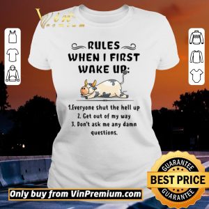 Top Cow Rules When I First Wake Up shirt sweater 1