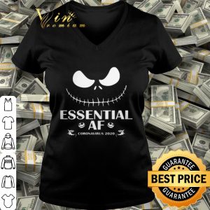 Face Jack Skellington essential AF coronavirus 2020 shirt