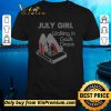 Nice July Girl Walking In God's Grace Book shirt sweater