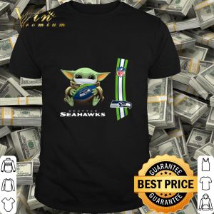Baby Yoda Mask Seattle Seahawks NFL Coronavirus shirt