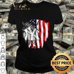 New York Yankees inside American flag shirt