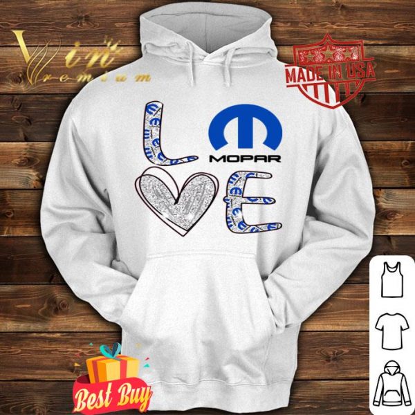 Glitter Love Mopar logo shirt