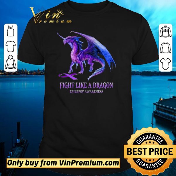 Top Fight Like A Dragon Epilepsy Awareness shirt sweater