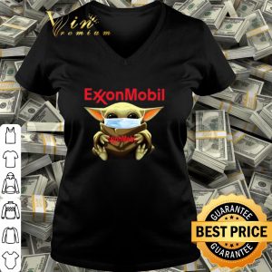 Star Wars Baby Yoda mask Exxon Mobil Coronavirus shirt