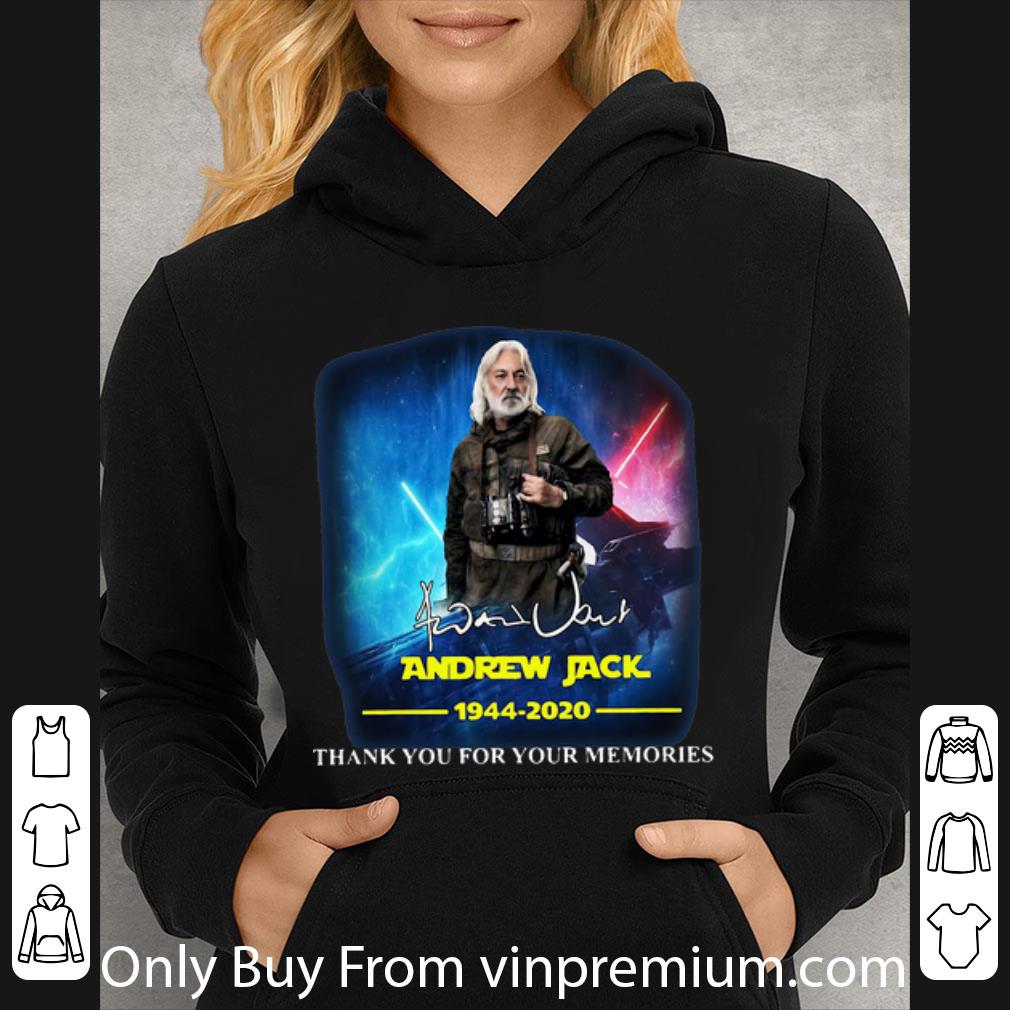 Andrew Jack 1944 2020 Thank You For The Memories Signature Shirt 4 - Andrew Jack 1944 2020 Thank You For The Memories Signature Shirt