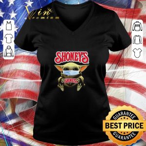 Awesome Baby Yoda Mask Shoney’s Coronavirus shirt 2