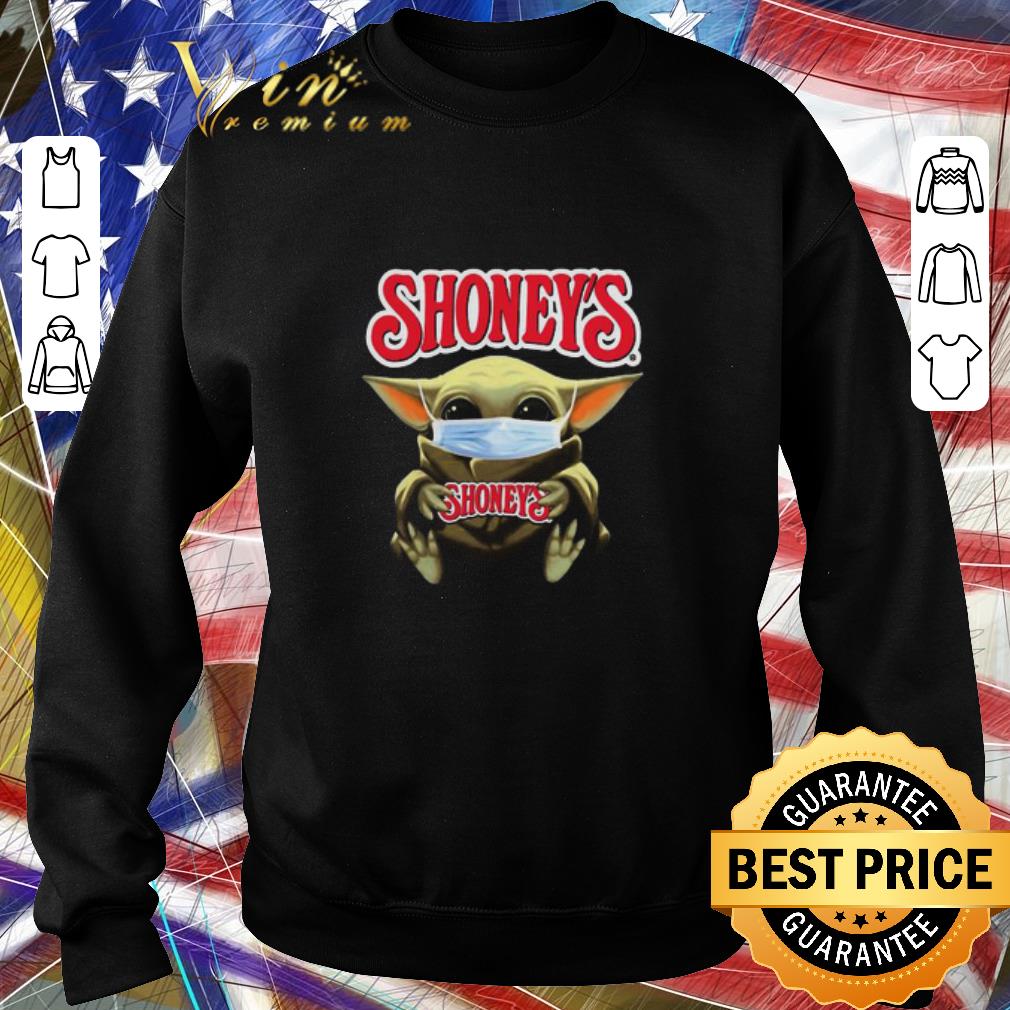Awesome Baby Yoda Mask Shoney s Coronavirus shirt 4 - Awesome Baby Yoda Mask Shoney’s Coronavirus shirt
