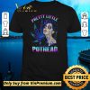 Awesome Girl Tattoo Marijuana Pretty Little Pothead shirt sweater