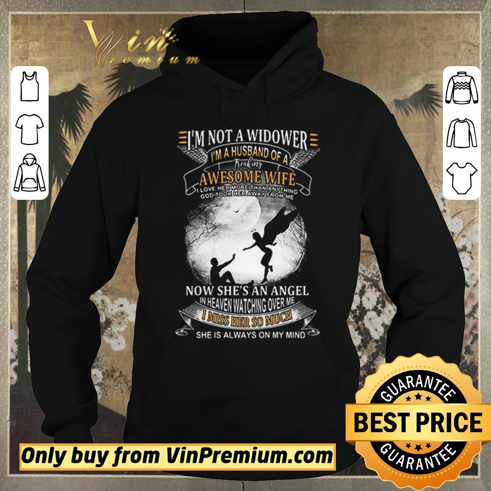 Awesome I’m not a widower I’m a husband of a freaking awesome wife shirt sweater Awesome I m not a widower I m a husband of a freaking awesome wife shirt sweater 4 - Awesome I’m not a widower I’m a husband of a freaking awesome wife shirt sweater