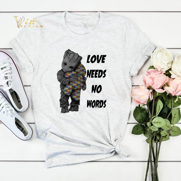 Baby Groot hug Teddy Autism Love Needs No Words shirt sweater Baby Groot hug Teddy Autism Love Needs No Words shirt sweater 4 - Baby Groot hug Teddy Autism Love Needs No Words shirt sweater