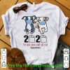 Boston Terriers 2020 The Year When Shit Got Real Quarantined Shirt