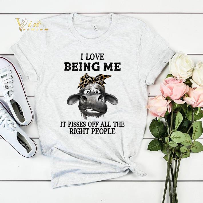 Cow Leopard I Love Being Me It Pisses Off All The Right People shirt sweater 4 - Cow Leopard I Love Being Me It Pisses Off All The Right People shirt sweater