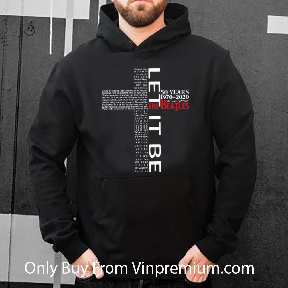 Cross Let It Be 50 Years 1970 2020 The Beatles Signatures Shirt 4 - Cross Let It Be 50 Years 1970 2020 The Beatles Signatures Shirt
