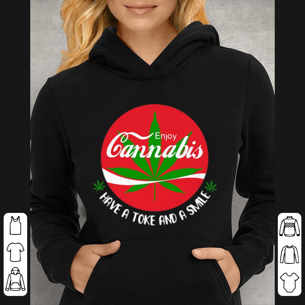 Enjoy Cannabis Have A Toke And A Smile Coca Cola Shirt 4 - Enjoy Cannabis Have A Toke And A Smile Coca Cola Shirt