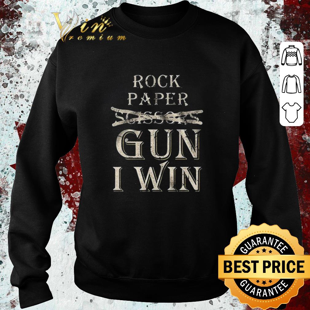 Funny Awesome Original Rock paper scissors gun I win Coronavirus shirt 4 - Funny Awesome Original Rock paper scissors gun I win Coronavirus shirt