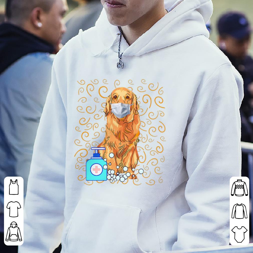 Golden Retriever Mask Handwashing Survived Coronavirus Shirt 4 - Golden Retriever Mask Handwashing Survived Coronavirus Shirt
