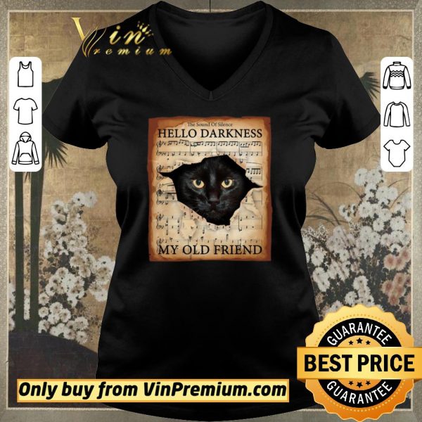 Hot Black Cat The Sound Of Silence Hello Darkness My Old Friend shirt sweater