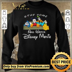 Hot Donald Duck Mickey Mouse Pluto Dog Goofy Dog Stay Home Coronavirus shirt sweater 2