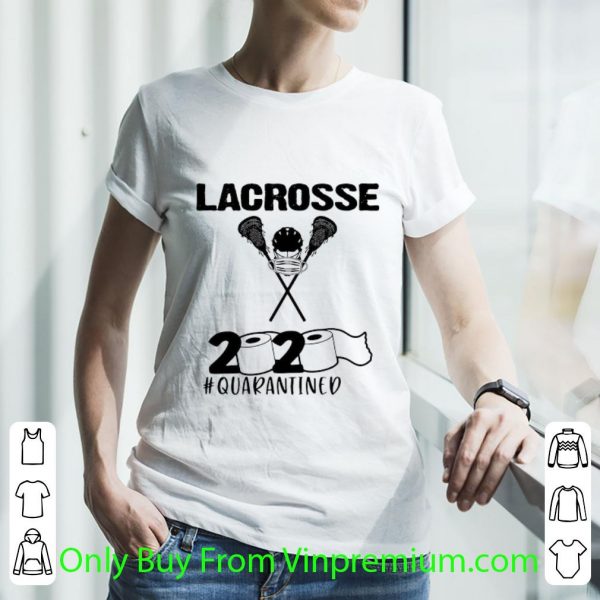 Lacrosse 2020 Face Mask #Quarantined Covid-19 Shirt
