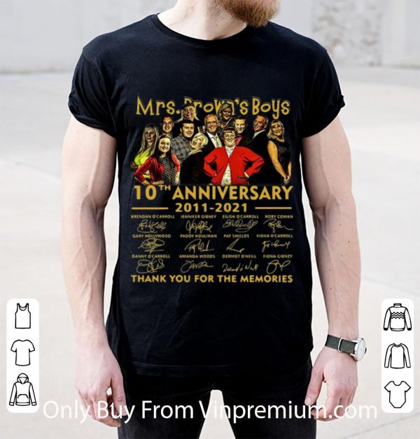 Mrs. Brown's Boys 10th Anniversary Thank You For The Memories Shirt