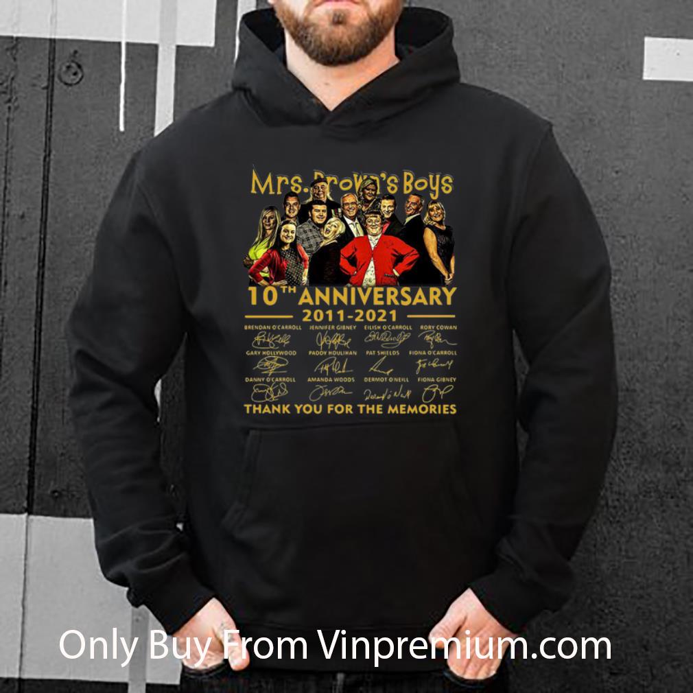 Mrs Brown s Boys 10th Anniversary Thank You For The Memories Shirt 4 - Mrs. Brown's Boys 10th Anniversary Thank You For The Memories Shirt