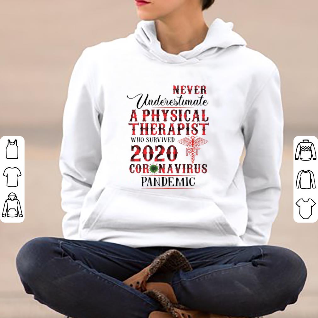 Never Underestimate A Physical Therapist Who Survived Coronavirus Shirt 4 - Never Underestimate A Physical Therapist Who Survived Coronavirus Shirt